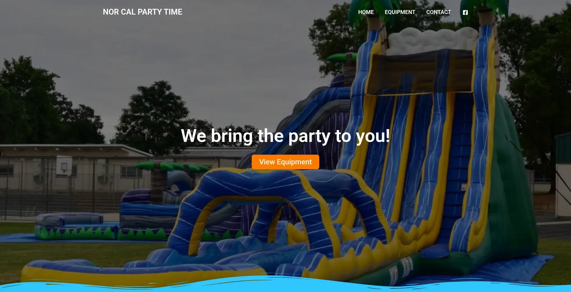 Norcalpartytime.com website by Twining Original Design