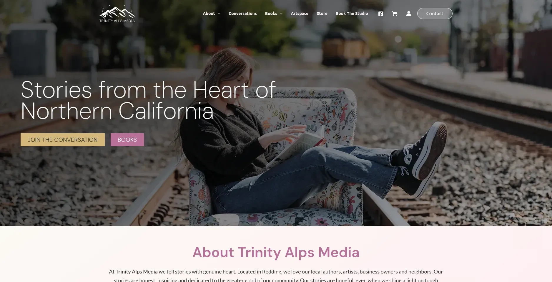 Trinityalpsmedia.com website by Twining Original Design