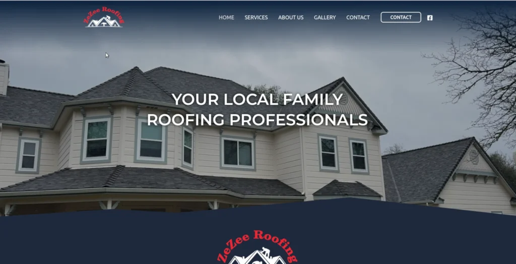 zezeeroofing.com desktop - Twining Original Design