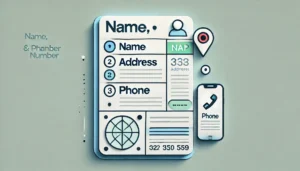 Consistent Name Address-and Phone Number NAP.